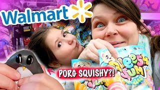 4 DIFFERENT SQUISHY BRANDS AT WALMART  SQUISHY VLOG amp HAUL [upl. by Lelith921]