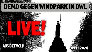 ❗ LIVE ❗Demo gegen Windpark  Rettet die Adlerwarte 🦅amp den Hermann Bürgerprotest in Detmold OWL NRW [upl. by Norrie594]