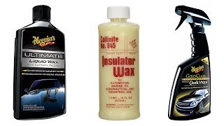 Top 5 Best Car Wax in The World [upl. by Nywg327]