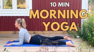 10 Minute Morning Yoga Stretch  Short Yoga Flow [upl. by Seidule198]