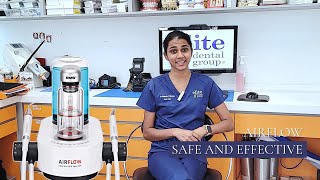 What Is Airflow Teeth Cleaning and Is It Painful  Elite Dental Group Singapore  65 6333 4456 [upl. by Ylenaj]