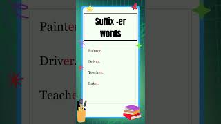 Suffixes  Suffix quoterquot words  The Study Corner  shorts english suffix [upl. by Garfield]