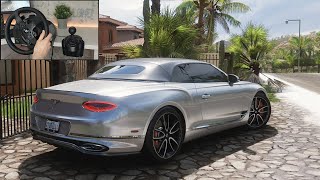 2021 Bentley Continental GT Convertible  Forza Horizon 5  Steering Wheel Gameplay [upl. by Endora578]