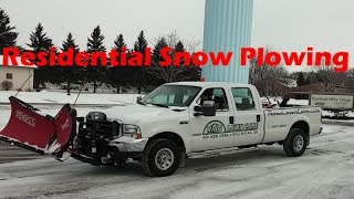 Residential Snow Plowing Estimating [upl. by Laeynad906]