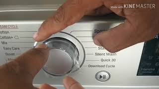 LG Steam Washing machine Demo Telugu [upl. by Iniretake]