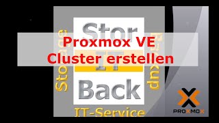 Proxmox Virtualisierung  Cluster erstellen [upl. by Siblee]