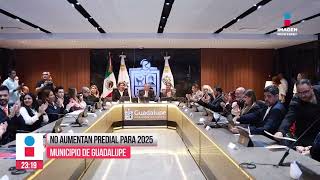 No habrá aumento de predial en Guadalupe alcalde  Noticias MTY con Claudia Ovalle [upl. by Ainecey484]