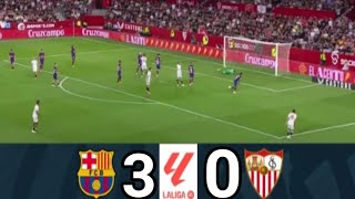 Barcelona Vs Sevilla 30  LaLiga 2024  Today Match Highlights [upl. by Petersen]