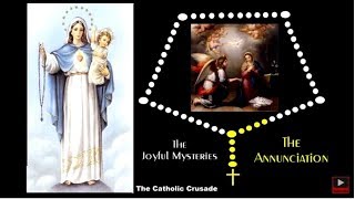 The Joyful Mysteries  VIRTUAL ROSARY  Mondays amp Saturdays [upl. by Arodasi]