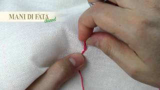 MANI DI FATA  PUNTO CATENELLA  CHAIN STITCH  PUNTO DE CADENA [upl. by Fadas]