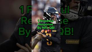 1 Powerful Response By NFL QB🏈🔥‼️ Jesus Christ NFL Example viralvideo [upl. by Gavra236]