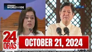 24 Oras Express October 21 2024 HD [upl. by Derwin]