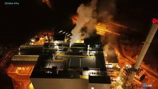 Glenrothes Biomass at Night  RWE Markinch Power Station [upl. by Berner]