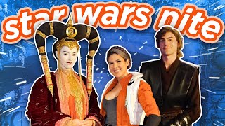 STAR WARS NITE Meeting ANAKIN AMIDALA LUKE amp LEIA 💫 Disneyland Vlog 2023 [upl. by Spoor]