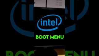 Intel motherboard boot menu intel pctips youtubeshort [upl. by Atahs]