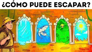 12 acertijos que comprobarán si puedes escapar del peligro [upl. by Dunlavy440]