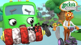 Watch Out Weasel  Geckos Garage  Trucks For Children  Cartoons For Kids [upl. by Niltiac]