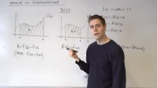 Integralregning  Sammenhængen mellem areal og stamfunktioner [upl. by Halehs]