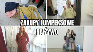 CHODŹCIE Z NAMI DO LUMPEKSU zakupy na żywo mierzymy i szukamy trendów na jesień byłyśmy w szoku [upl. by Hassett]