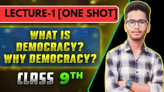 LECTURE1WHAT IS DEMOCRACY WHY IS DEMOCRACYCLASS 9TH CIVICSNCERT COVEREDyoutube viral [upl. by Abigale]