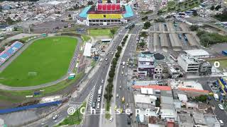 Estadio de Liga Deportiva Universitaria QUITO 🇪🇨 Drone 4K ☀️ DJI MINI 3 PRO  HYPERLAPSE [upl. by Anirroc138]