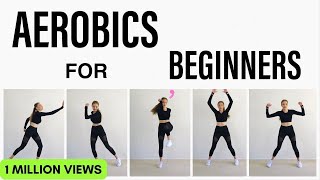 9 Min Aerobics For Beginners  Morning Energy Booster  Aerobic Exercises [upl. by Aneekas]