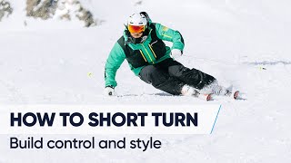 HOW TO SKI SHORT TURNS  3 tips with Benni Walch [upl. by Onaicram322]