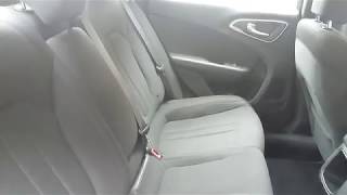 2017 Chrysler 200  How to Fold Down Rear Seat [upl. by Aisitel]