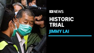 Jimmy Lais trial on national security law charges begins in Hong Kong  ABC News [upl. by Doowron765]