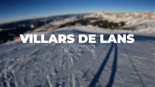 Ski Villars de Lans  22012022 4K [upl. by Akyeluz]