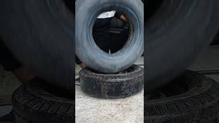 Tyre tube repaircar tyre tires shorts [upl. by Atinas]