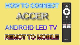 How to check accer android led tv remoteaccer led tv ka remote kaise check kare [upl. by Ilenna]