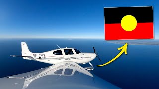 How I drew an ABORIGINAL FLAG in the sky [upl. by Netnert]