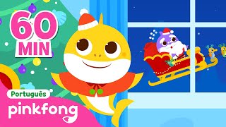 Especial de Natal do Bebê Tubarão🎄   Completo  Pinkfong Bebê Tubarão Canções para Crianças [upl. by Eimrej]