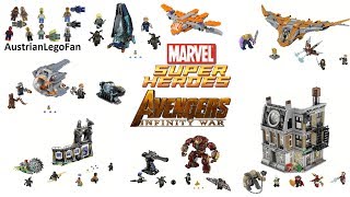 Lego Avengers Infinity War Compilation of all Sets  Lego Speed Build Review [upl. by Ileana421]