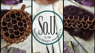 LIVE How to Wire Wrap Scales Interlocking Scale Mesh [upl. by Tisha]