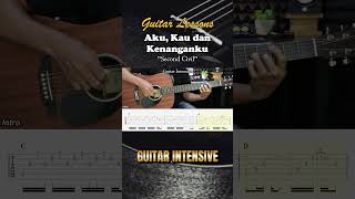 Aku Kau dan Kenanganku  Second Civil  Tutorial Chord Gitar Mudah dan Lirik chordgitar [upl. by Yelsiap]