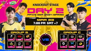 VN FFWS SEA 2024 Spring  Knockout Stage  Day 2 [upl. by Yetty]