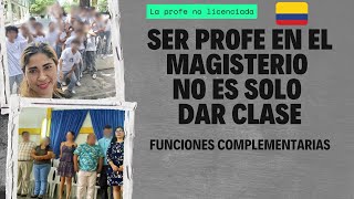 15 funciones del docente diferentes a las de dar clase  concursodocente [upl. by Hameerak]