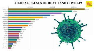 Top 20 Causes of Death Worldwide 2020 [upl. by Enelyahs]