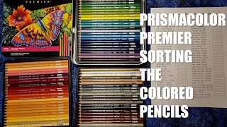 Sorting Organizing my PrismaColor Premier 72 Colored Pencil Set [upl. by Ludie]