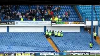 Bolton fan walks away after taking a dive from the Upper West stand at Hillsborough [upl. by Bishop]