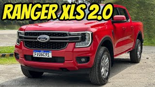 Ford Ranger XLS 2024  VALE A PENA BEM EQUIPADA TESTE REAL [upl. by Einahpats148]