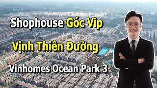 VIP  Shophouse Góc Vịnh Thiên Đường 6 Vinhomes Ocean Park 3 [upl. by Diley]