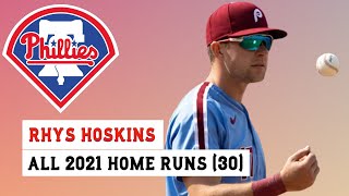 Rhys Hoskins 17 All 30 Home Runs of the 2022 MLB Season [upl. by Garvin]