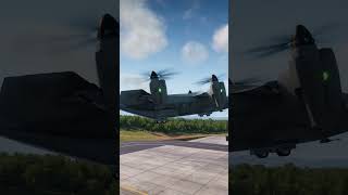 Epic Landing Tiltrotor Aircraft Touching Down in Style [upl. by Allekim]