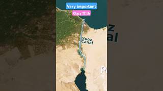 Suez Canal  स्वेज नहर  in Egypt Thought Animation  World Geogr [upl. by Aciamaj]