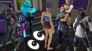 Fortnite Beach Crystal Scuba Crystal Skin SUS MOMENTS in Party Royale [upl. by Osanna]