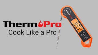 Introducing ThermoPro TP19H Digital Waterproof Instant Read Thermometer with Rotating Display [upl. by Gaven]