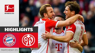 Bayern crushes Mainz 05  FC Bayern München  1 FSV Mainz 05 81  Highlights  MD 25 – BL 2324 [upl. by Meg]